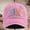 Pink, variant on Baseball Hats for Women Men Mini Funny Adjustable Distressed Letter Embroidered Mini Sun Protection Summer Mens Hats And Caps
