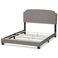 thumbnail image 4 of Bowery Hill Nailhead Upholstered Queen Bed in Light Grey, 4 of 8