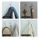 thumbnail image 5 of Injueey 1 Uds. Ganchos fuertes autoadhesivos ajustables para colgar en la pared de la puerta ganchos de succión estante de carga pesada Almacenamiento y organización del hogar Transparente Largo 8*8cm, 5 of 6