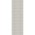 thumbnail image 3 of BERTHMEER 2'x6' Washable Gray Runner Rugs for Hallway Bathroom Bedroom Entryway Kitchen Non Slip Neutral Modern Geometric Runner Rugs, 3 of 7
