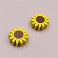 thumbnail image 2 of Home Decoration Accessories Sunflower Printed Wood Beads Daisies Rope Flow Hematoko Beads String Wood Beads, 2 of 4