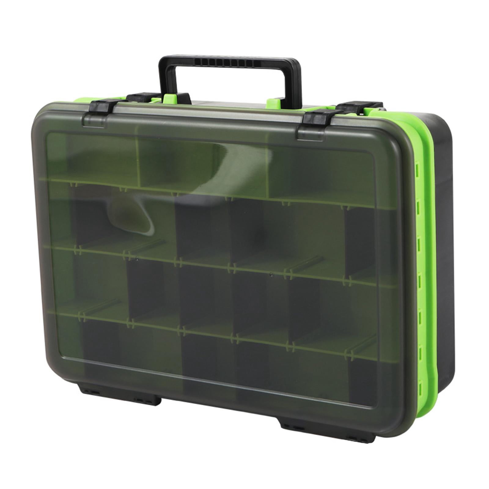 Tackle Box Double Layer Fishing Lures Baits Hook Storage Container Case Multiple Compartment Fishing Tackle Storage Box