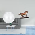 thumbnail image 2 of Acuario de escritorio,Pecera pequeña transparente,pecera,jarrón,mesa,Figura de caballo,Escultura de figura de caballo en miniatura coleccionable,Estatua de animal de adorno de caballo de, 2 of 8