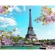 thumbnail image 2 of Cuadros Decorativos Paisaje de la Torre Eiffel 5D Kits de pintura de diamantes DIY Decoración de taladro redondo completo (DG392) Tmvgtek embutido en tela, 2 of 8