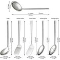 thumbnail image 2 of Kitchen Utensils Set 6pcs, Stainless Steel Cooking Utensils Set, Heavy Duty Kitchen Tools Spatulas Set, Home Essentials Kitchen Gadgets Accessories, 2 of 8