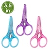 thumbnail image 2 of EXLEAF 2026 New 3Pcs Scissors All Purpose,With Protective Cover 3.5" Mini Scissors,Pointed Embroidery Scissors,Multcolor1 for Embroidery, Crafting, Sewing Projects, Precision Cutting, Home Use, 2 of 7