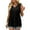 Black, variant on Idoravan Tank Tops for Women Women Fashion Leisure Solid Sleeveless V-Neck Tank Tops