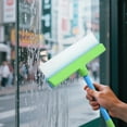 thumbnail image 1 of Creatine Recyclable Silicone Window Squeegee Kit Window Cleaning Kit Glass Cleaning Tools With Silicone Squeegee & Microfiber Scrubber For Shower Glass Door Car, 1 of 4