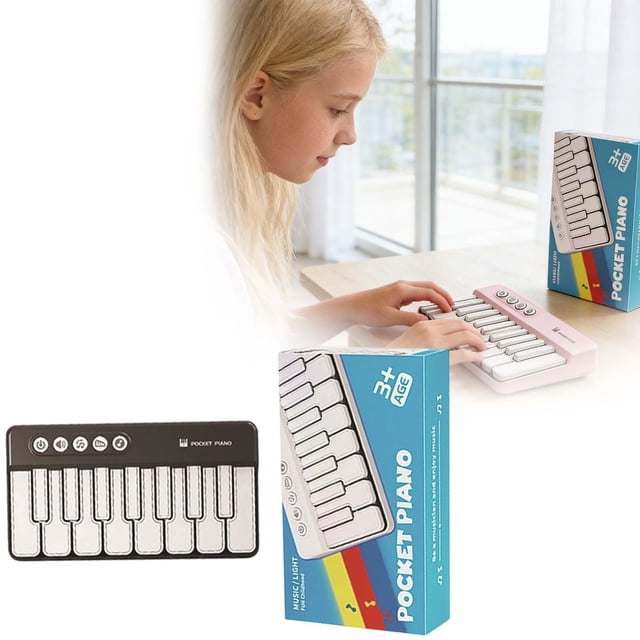BotaniNest Pocket Electronic Keyboard Light And Portable Easily Play The Melodies In Your Heart Easy For Learning And Entertainment