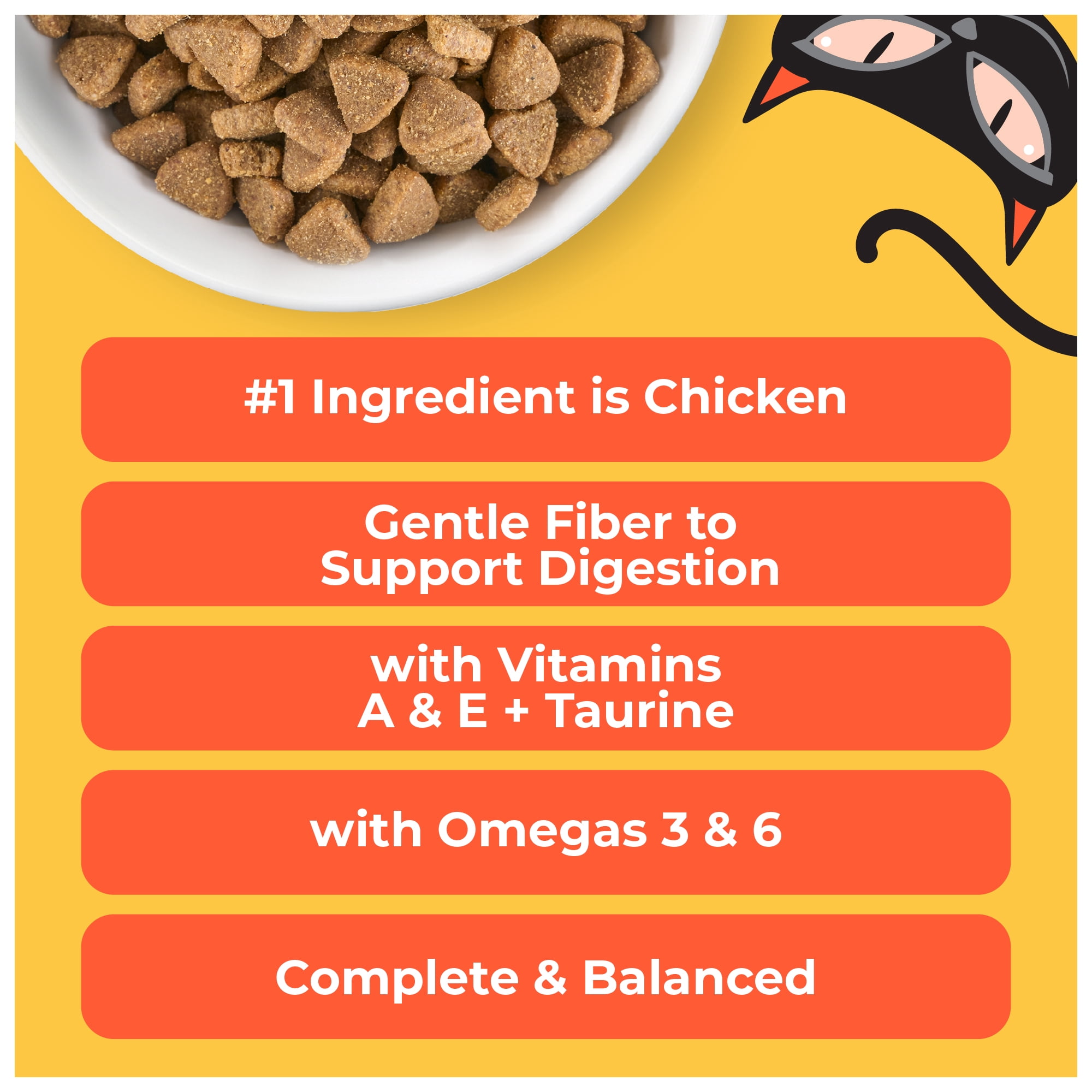 (3 pack) Tiki Cat Born Carnivore Indoor Health Dry Cat Food, Chicken & Turkey Meal, 3 lbs. Bag