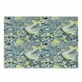 thumbnail image 1 of Mandala Cutting Board, Floral Mandala Ornamental Vintage Blooming Flowers Foliage Leaves Garden Themed, Decorative Tempered Glass Cutting and Serving Board, Small Size, Yellow Blue, by Ambesonne, 1 of 1