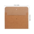 thumbnail image 2 of CTIRCHIU 50Pcs Graduation Parties Envelopes With Ribbons Retro Kraft Paper Coffee Vintage Style Packaging, 2 of 8
