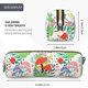 thumbnail image 3 of Disketp Mushroom and Frogs Estuche de Lápices de Cuero con Cierre, Estuche Compacto para Papelería, Bolígrafos y Accesorios Pequeños, 3 of 7