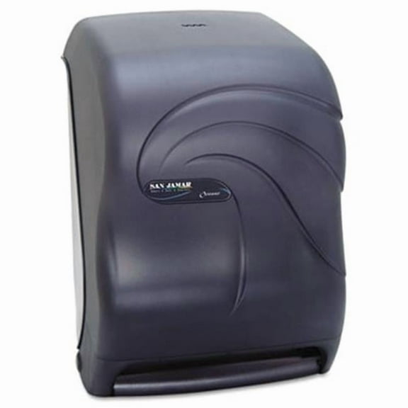 San Jamar Electronic Touchless Roll Towel Dispenser - Black