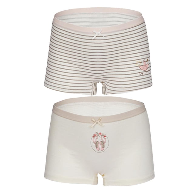 Ropa Interior de Niñas Encaje Escritos Florales Lencería Bragas s Ropa Interior Accesorios Cómodo Zulema Pantalones cortos del boxeador de la muchacha