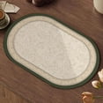 thumbnail image 4 of Luxury Rose Flower Placemats ,Premium Feeling, Soft Rubber, Oval, Non-Slip, Waterproof, Heat Resistant, 15.74"x11.81", Easy-Clean Table Mat, 4 of 5