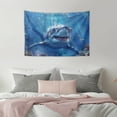 thumbnail image 5 of SEANATIVE Shark Bedroom Tapestry Home Decor Wall Tapestry for Living Room Small Wall Hanging Tapestry Mini Tapestry for Bedroom Tapestry for Small Apartment Small Tapestry, 5 of 6