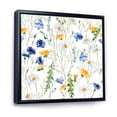 thumbnail image 3 of Designart 'Wildflowers Clover Bell and Chamomile II' Traditional Framed Canvas Wall Art Print, 3 of 5