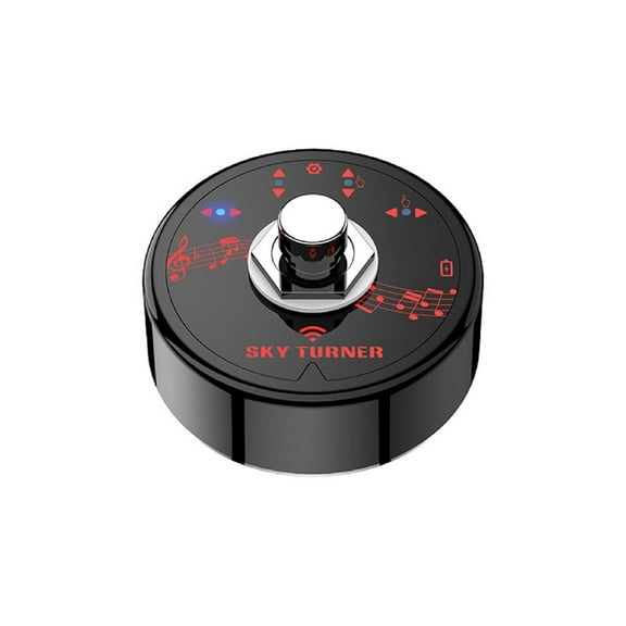 1 x 5.1 Bluetooth Page Turner Pedal Rechargeable Wireless Foot Switch for Music Sheet