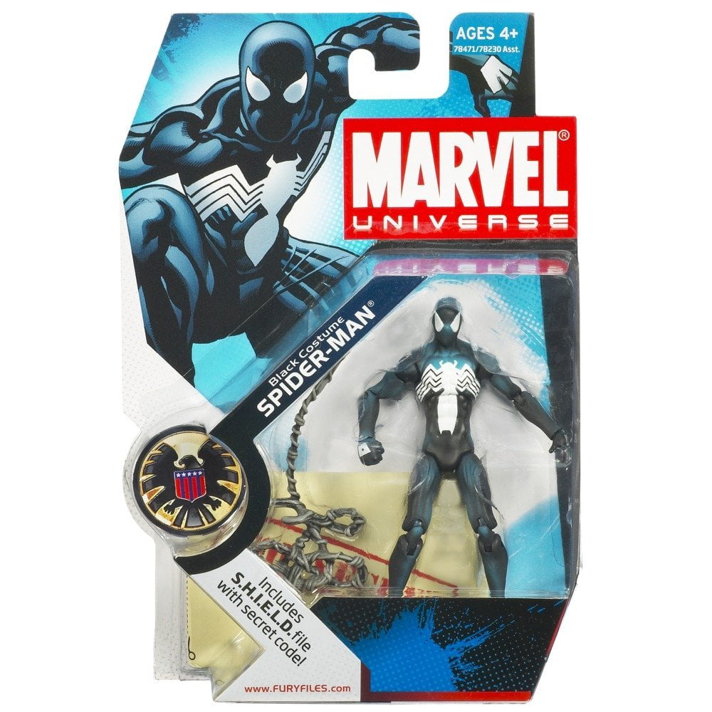 Marvel Universe Series 3 Black Costume Spider-Man Action Figure