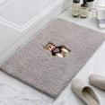 thumbnail image 3 of 1 alfombra de baño/cocina antideslizante y absorbente Oso gris-50x80cm, 3 of 9