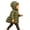 Girls Army Green Jacket, variant on lcziwo Kids Girl Winter Hooded Puffer Jackets Cute Dinosaur Zip Front Quilted Coat Outerwear with Pockets