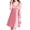 Watermelon Red, variant on PMVFHDE Women's Ice Silk Summer Nightdress with Built in Chest Pad Solid Color Plus Size Home Wear Cute Pajamas Comfort