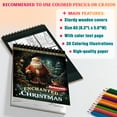 thumbnail image 3 of Netecom Christmas Enchanted Coloring Book Spiral Bound For Adults, A5 Wooden Cover, 30 Charming Coloring Pages of Mystical Christmas Worlds for Stress Relief and Relaxation, 3 of 6