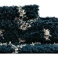 thumbnail image 6 of Unique Loom Trellis Shag Collection Area Rug - Ruby (4' x 6' Oval Navy Blue/Ivory), 6 of 9