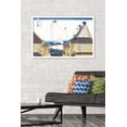 thumbnail image 2 of Kite Flying from Rooftop by Katushika Hokusai Wall Poster, 22.375" x 34" Framed, 2 of 6