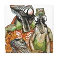 thumbnail image 1 of Iguanas in Rococo - Canvas, 1 of 10