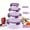 Purple, variant on Food Storage Containers with Lids Airtight Round Food Grade Fresh Keeping Box Sealed Plastic Container for Fridge Fruit Lunch Reusable
