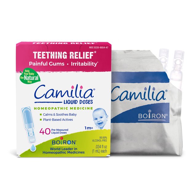Boiron Camilia Liquid Dose, Homeopathic Medicine for Teething Relief