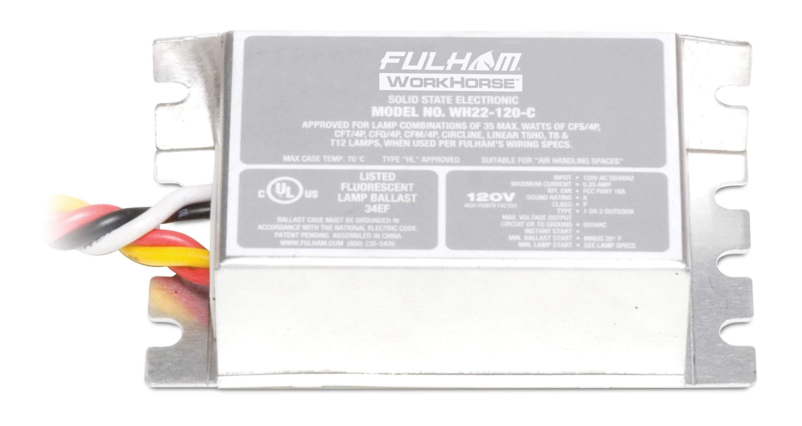 Fulham Lighting Fulham Workhorse Adaptable Ballast, WH22-120-C 1 Pack
