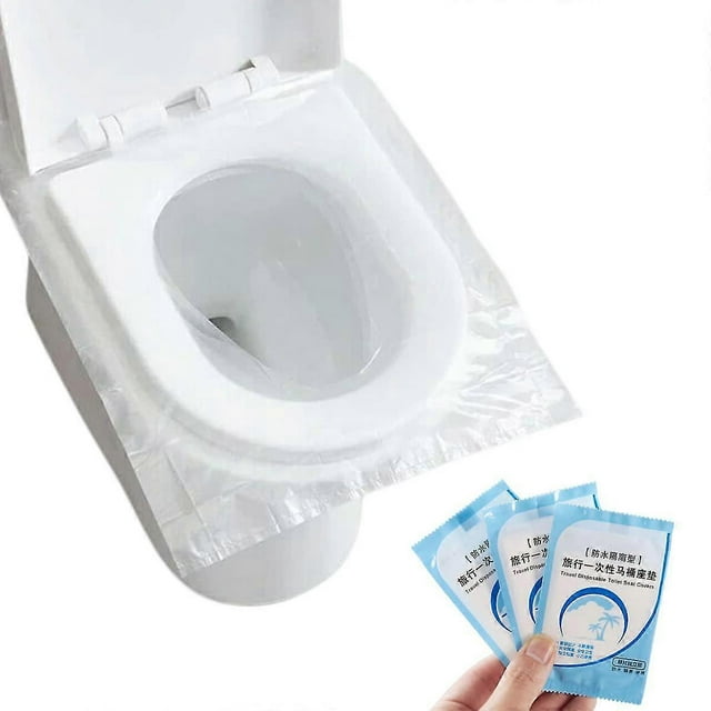 30 fundas desechables para asiento de inodoro, impermeables y portátiles, para niños.
