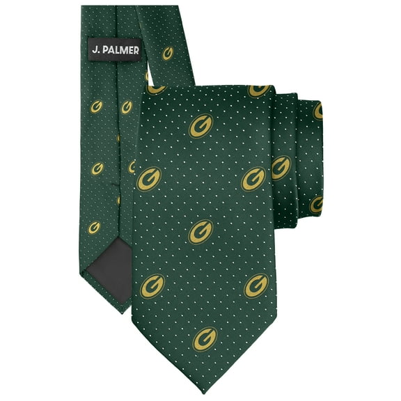 Men's J. Palmer Green Bay Packers Game Day Polka Dot Tie
