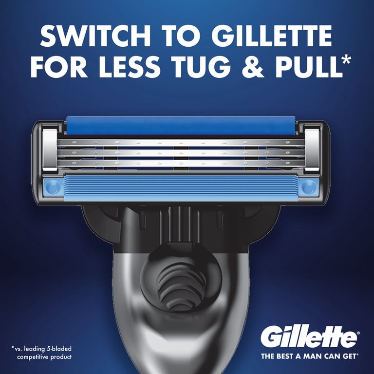 Gillette Mach3 Men's Razor Blades, Replaceable 8 Blade Refills