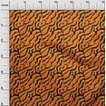 thumbnail image 2 of oneOone Cotton Poplin Twill Orange Fabric Animal Skin Fabric For Sewing Printed Craft Fabric By The Yard 56 Inch Wide-14K, 2 of 4