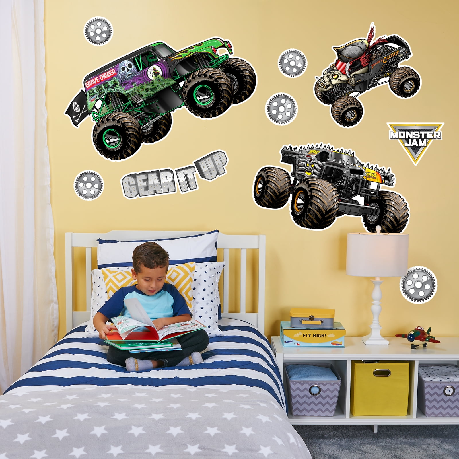 Monster Jam Large Wall Decal