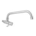 thumbnail image 2 of Grifo para fregadero de cocina de acero inoxidable G1/2" giratorio de 360° con rociador de agua fría: duradero y práctico, 2 of 8