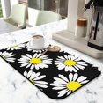 thumbnail image 2 of Washable Rubber Daisy Cute Floral Dish Drying Mats for Kitchen Counter Home Large Coffee Bar Pad Accessories and Decor for Utensils Stemware 19.5''x12'', 2 of 7