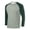 Green, variant on Dursoulink Long Sleeve Round Neck Shirt for Men, Breathable Polyester Sport Raglan Top, Moisture Wicking, Loose Fit, Elastic Fabric, Ideal for Hiking Camping Fishing