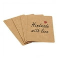 thumbnail image 4 of 300Pcs Blank Kraft Paper Business Cards Word Card Message Card DIY Gift Card, 4 of 5