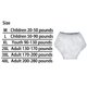 thumbnail image 5 of Guardurnaity Ropa interior impermeable para ducha postoperatoria, confiable para prevenir la contaminación de heridas. Prendas para la parte inferior del cuerpo Color al azar L (50-90 libras), 5 of 6