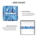 thumbnail image 5 of Balery Blue Fish Porta Pañuelos de Cuero con Estampado – Funda Moderna Cuadrada para Caja de Pañuelos, Dispensador 5x5x5'', 5 of 7