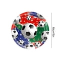 thumbnail image 2 of A Paper Soccer Themed Party Plates And Paper Plates With Soccer Patterns And Festive Party Decorative Plates 7 Inches, 2 of 7