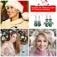 thumbnail image 6 of BUZIFU BUZIFU 1 Set Christmas Earring Making Kits Crystal Bead Jewelry Making Supplies Glass Christmas Drop Dangle Earrings for DIY Snowman Earrings, Angel Earrings and Other Christmas Theme Earrings, 6 of 7