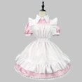 thumbnail image 1 of Vestido de sirvienta cosplay restaurante café vestido de mono blanco y negro vestido de sirvienta fiesta, 1 of 6