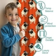 thumbnail image 3 of Blackout Kids Curtains,Pug Dog Childrens Insulated Curtains Set Of 2,Bedroom Essentials,Toddler Room Decor 42x54in(106x137cm), 3 of 4