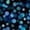 Dark Blue, variant on Sakmal Blue Ladies Tops Under $10 3/4 Sleeve Sequin Print Crew Neck T-Shirts T Shirts for Women